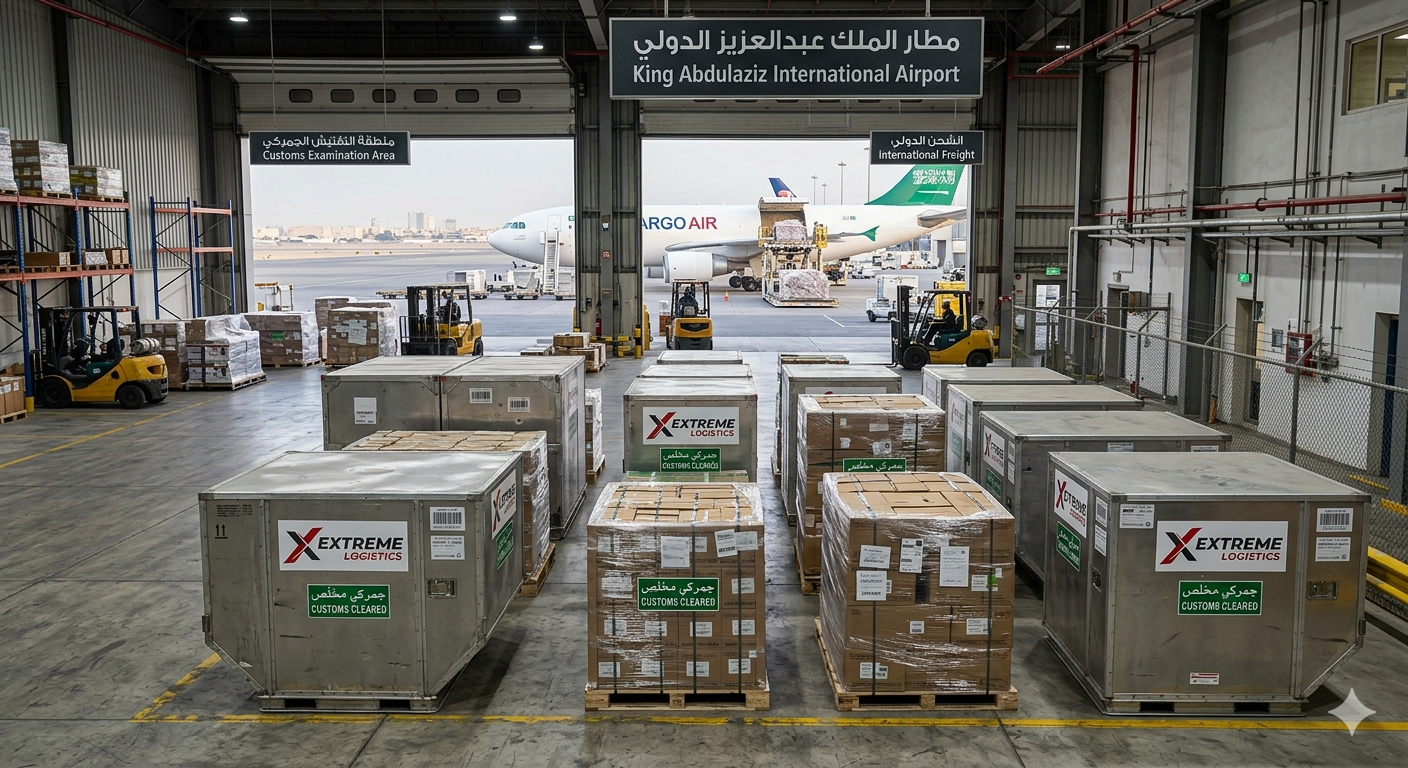 التخليص الجمركي مطار الملك عبدالعزيز الدولي اكستريم لوجيستك