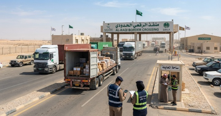 التخليص الجمركي منفذ الرقعي بسهولة وسرعة مع اكستريم لوجيستك، تعرف على الإجراءات والمستندات المطلوبة وكيف تتجنب تأخير شحناتك عبر أحد أهم المنافذ الحدودية بالسعودية.