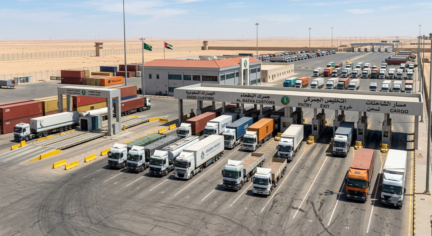 التخليص الجمركي في منفذ البطحاء بين السعودية والإمارات: المستندات المطلوبة وخطوات الإجراءات بالتفصيل. تواصل مع اكستريم لوجيستك ⁦+966573535336⁩