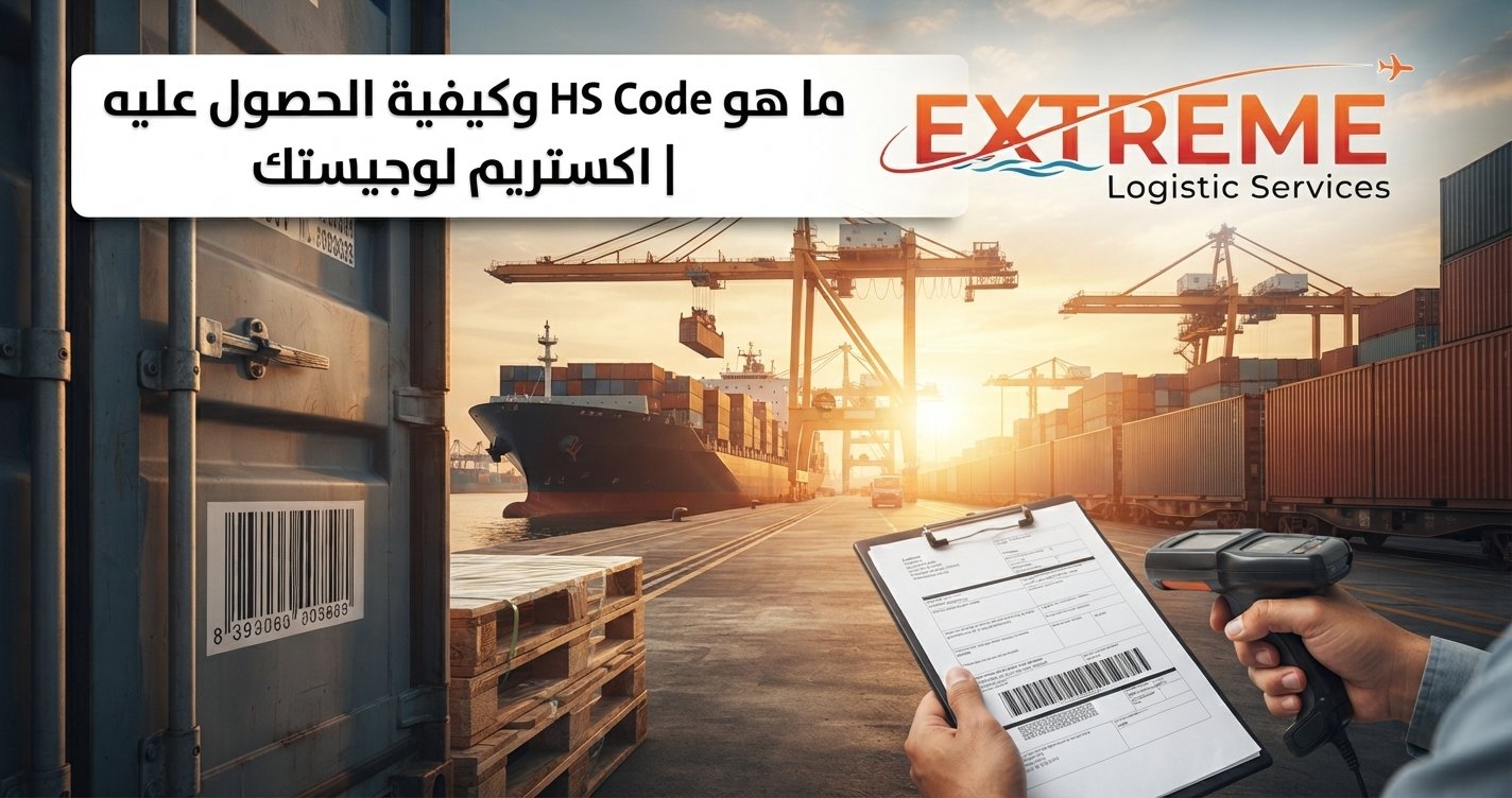ما هو HS Code وكيفية الحصول عليه بالطريقة الصحيحة؟ دليلك الشامل لفهم نظام التصنيف الجمركي العالمي وتأثيره على رسوم شحناتك. اكتشف كيف تساعدك اكستريم لوجيستك في التخليص الجمركي بسرعة ودقة.
