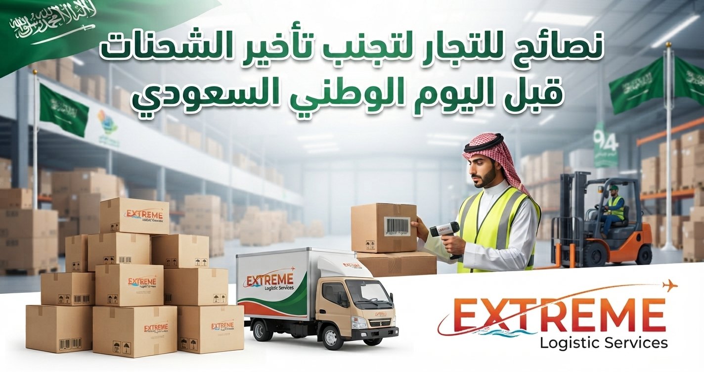 تعرّف على أهم النصائح التي تساعد التجار على تجنب تأخير الشحنات قبل اليوم الوطني، من تجهيز المستندات إلى التخليص الجمركي واختيار شركة الشحن.