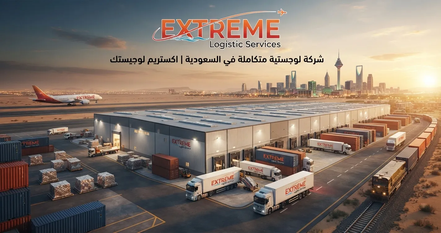 اكستريم لوجيستك شركة لوجستية متكاملة في السعودية تقدم خدمات الشحن البحري والجوي والتخليص الجمركي والنقل والتخزين. تواصل معنا الآن ⁦+966573535336⁩
