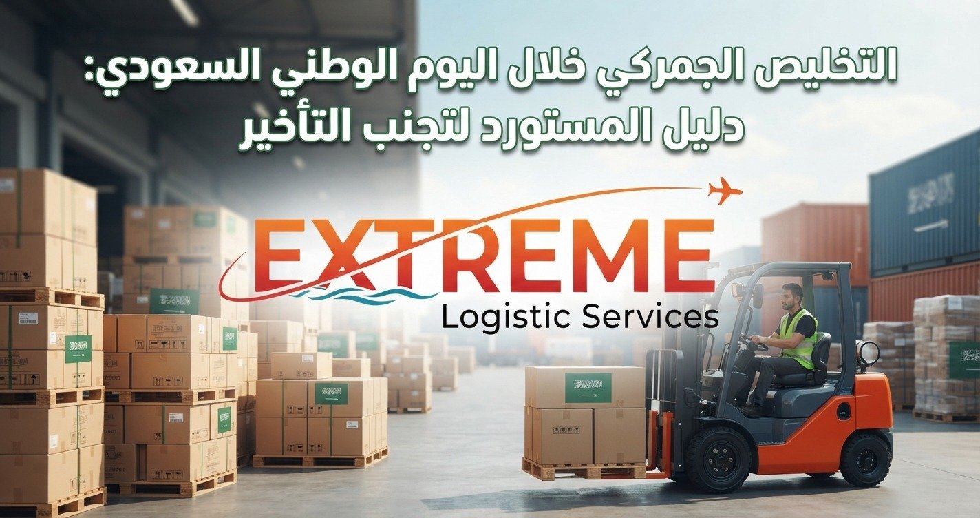 دليلك إلى التخليص الجمركي خلال اليوم الوطني لتجنب تأخير الشحنات، مع أهم المستندات والخطوات والنصائح لتجهيز شحنتك قبل إجازة اليوم الوطني السعودي.