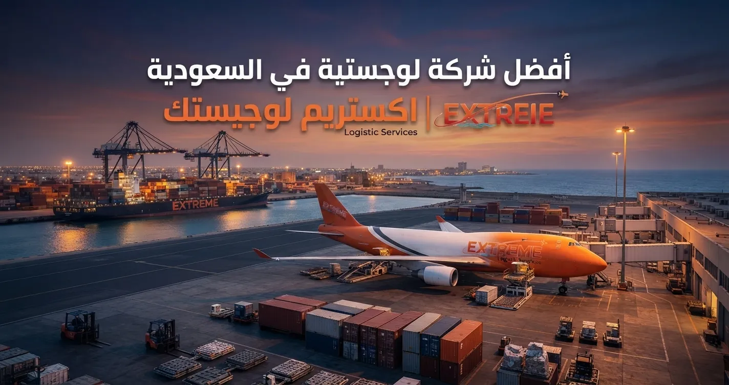 أفضل شركة لوجستية في السعودية تقدم حلولًا متكاملة للشحن والتخليص الجمركي والنقل والتخزين. تعرف على خدمات اكستريم لوجيستك لإدارة شحناتك بكفاءة.
