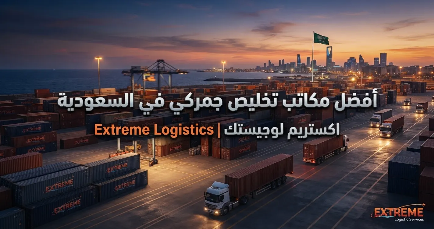 أفضل مكاتب تخليص جمركي في السعودية مع دليل شامل لاختيار المخلص الجمركي المناسب، وأهم المنافذ الجمركية، وخدمات التخليص والشحن والنقل التي تقدمها اكستريم لوجيستك لإنهاء إجراءات شحنتك بسرعة وكفاءة.