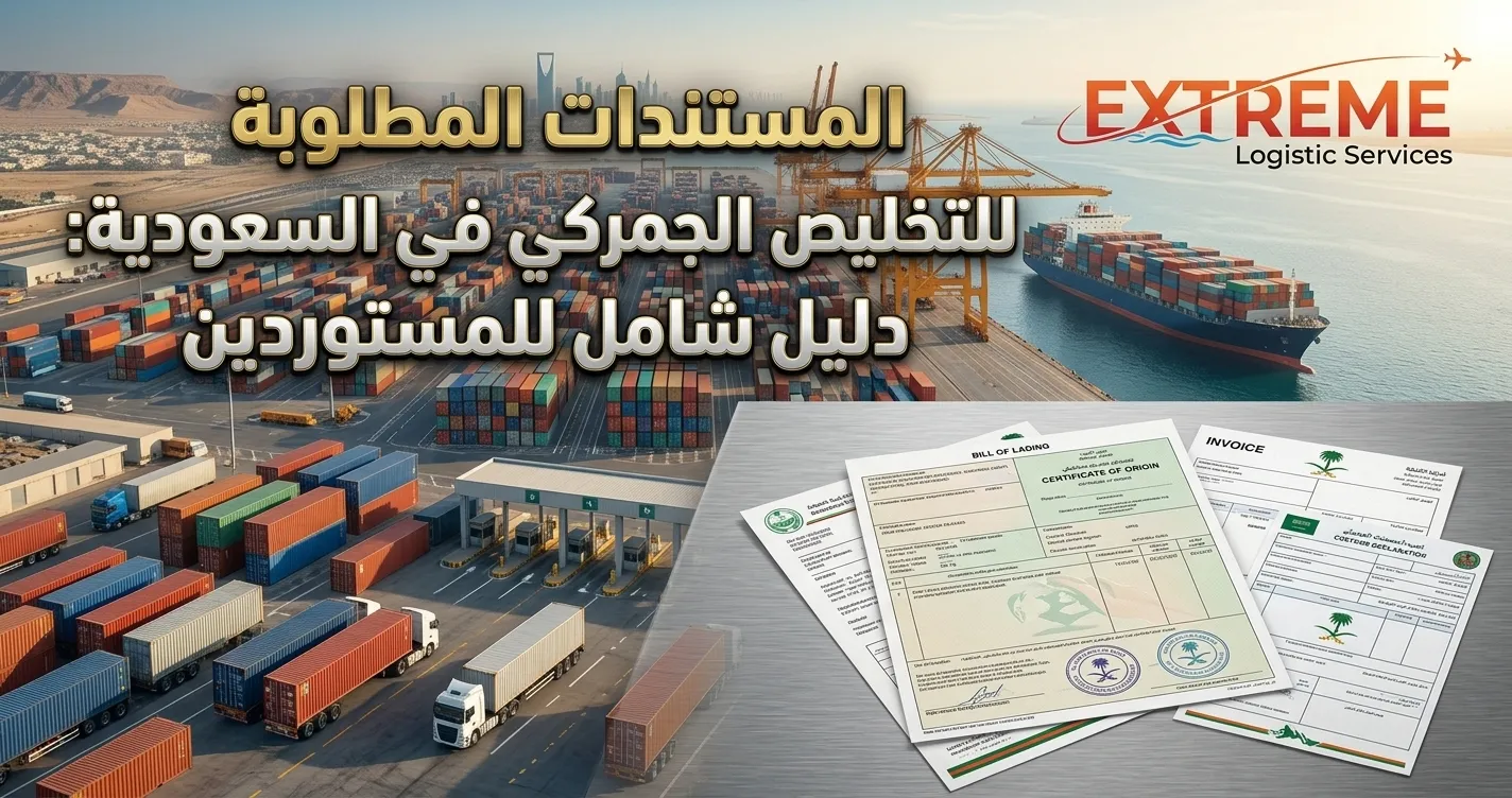 تعرف على المستندات المطلوبة للتخليص الجمركي في السعودية وأهم الأوراق والشهادات اللازمة للاستيراد مع شركة اكستريم لوجيستك للخدمات الجمركية